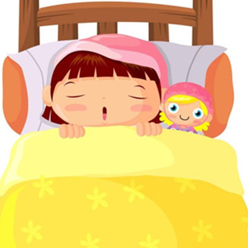 幼儿园幼儿午睡卡通图